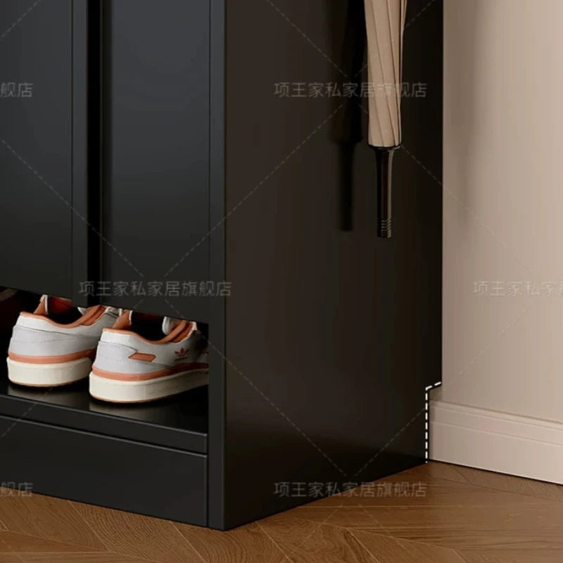 Living Room Storage Shoe Cabinet Hallway Entrance Wooden Modern Shoe Cabinet Black White Zapatero Organizador Furniture Home
