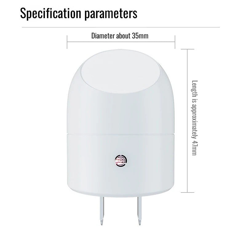 Smart Motion Sensor Night Light 360° Illumination, Eye-protection Soft Light for Bedroom & Corridor, Perfect for Night Feeding
