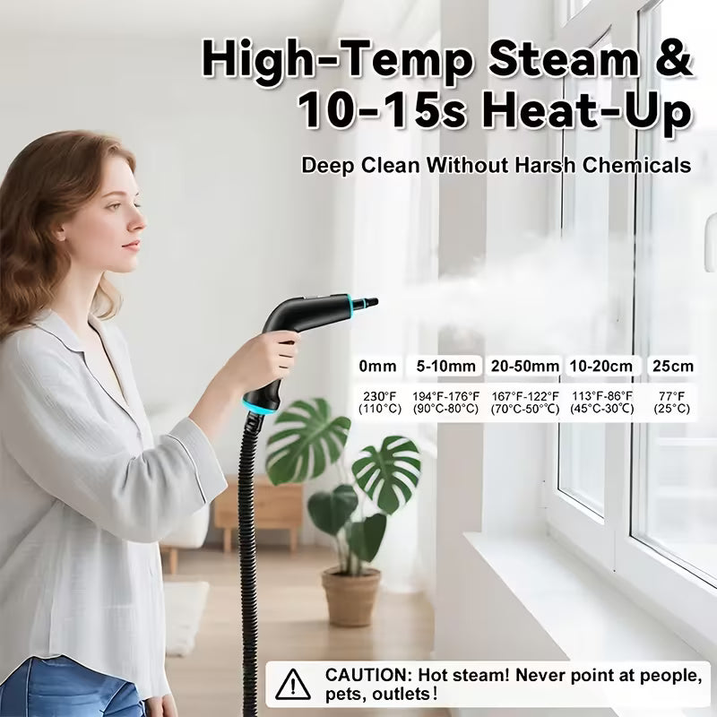 1500W Portable Handheld Steam Cleaner
