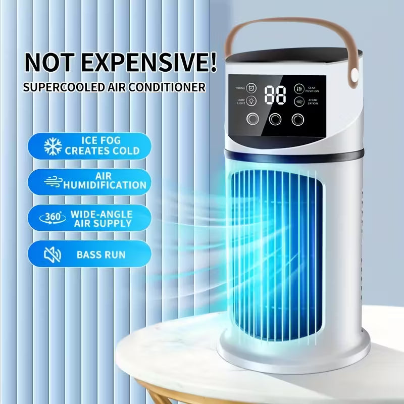 Mini Portable Cooling USB Air Cooler Fan & Humidifier