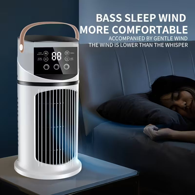 Mini Portable Cooling USB Air Cooler Fan & Humidifier