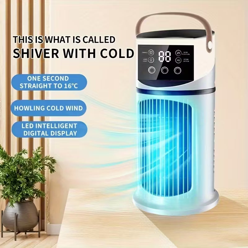 Mini Portable Cooling USB Air Cooler Fan & Humidifier