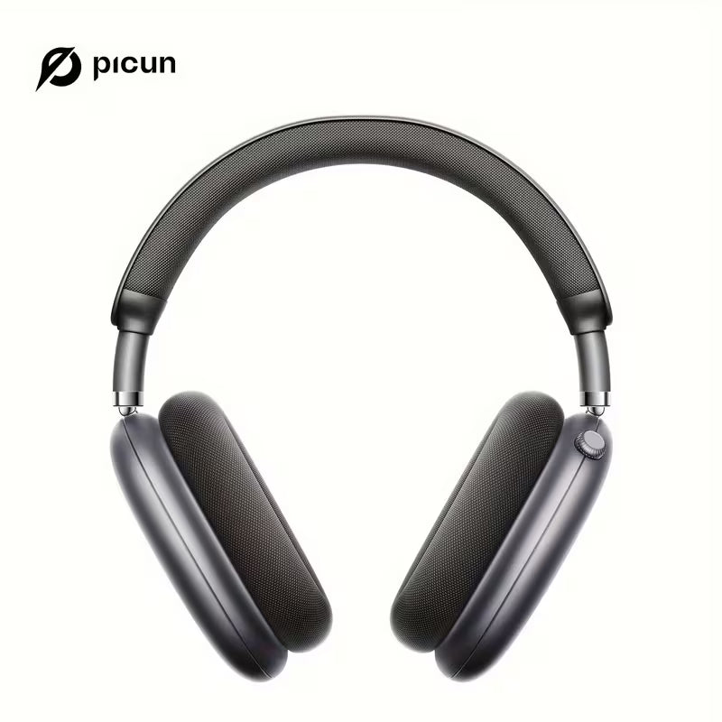 Picun Hybrid Active Noise Cancelling Kopfhörer mit verschiedenen Modi, kabellose Over-Ear Kopfhörer, 140 Std. Wiedergabezeit, Head Tracking, USB-C Aufladung, Reisen, Büro